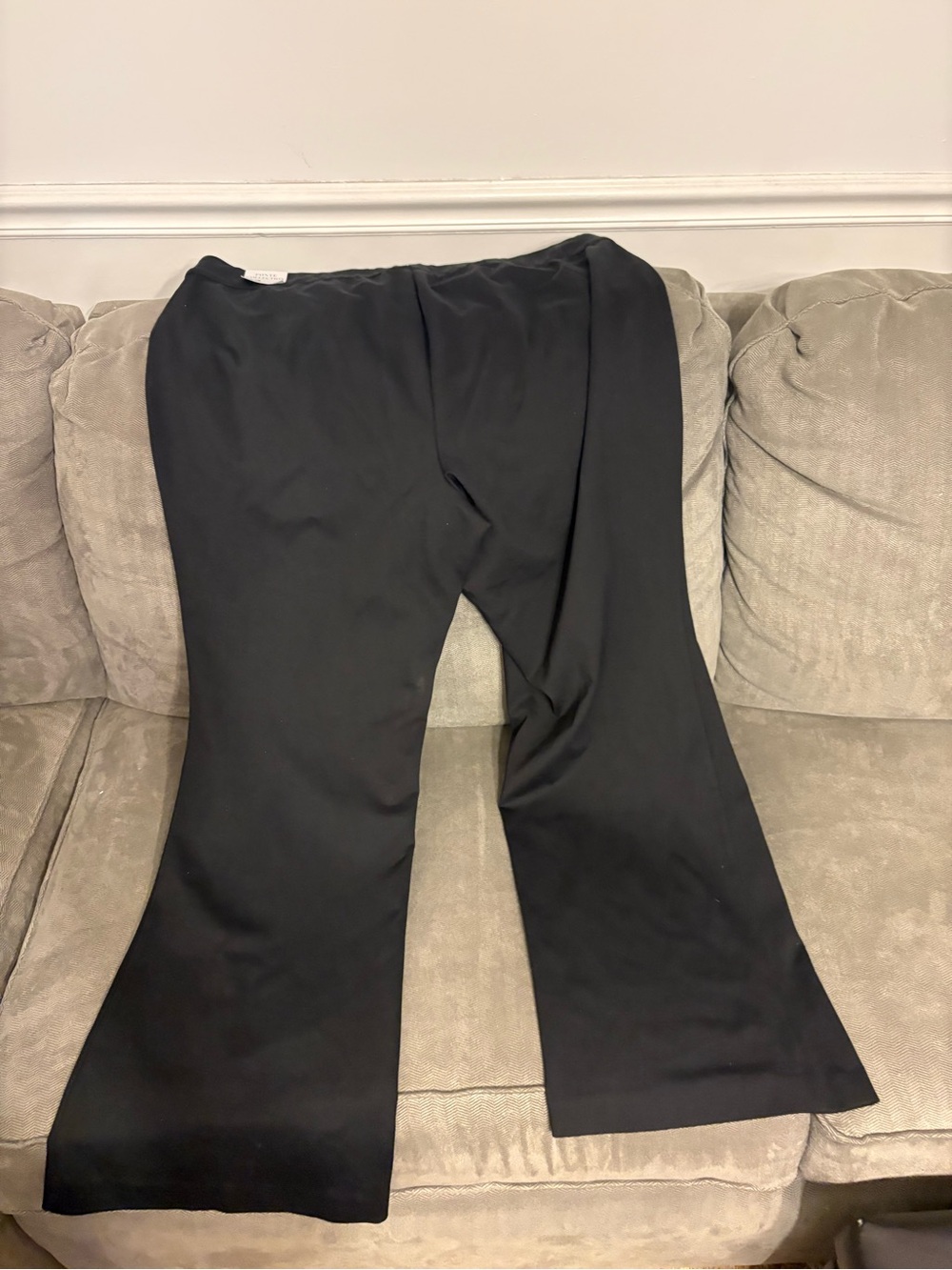 Lane Bryant Black Straight-Leg Pants
